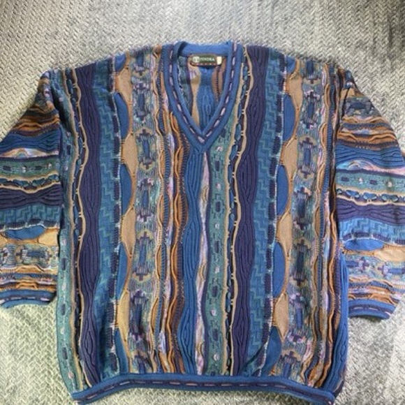 Tundra 3D Vintage Textured Sweater  Mens 3XLT Big & Tall Biggie Smalls - Picture 1 of 12